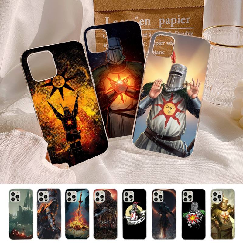 

Чехол для телефона «Хвала солнцу» Dark Souls для iPhone 11 12 13 mini pro XS MAX 8 7 6 6S Plus X 5S SE 2020 XR