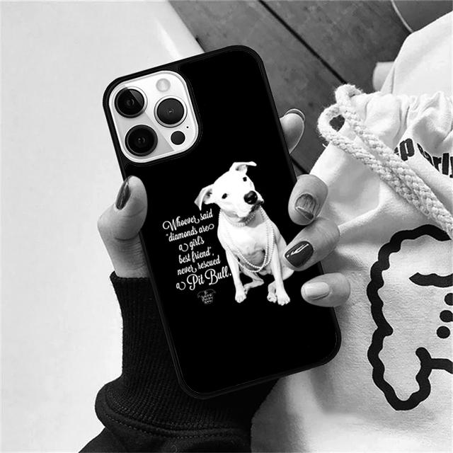 Pitbull Dog Coque Shell For iPhone 17 Air 15 16 14 13 12 Pro Max 11 Pro Max Plus Phone Case Cover