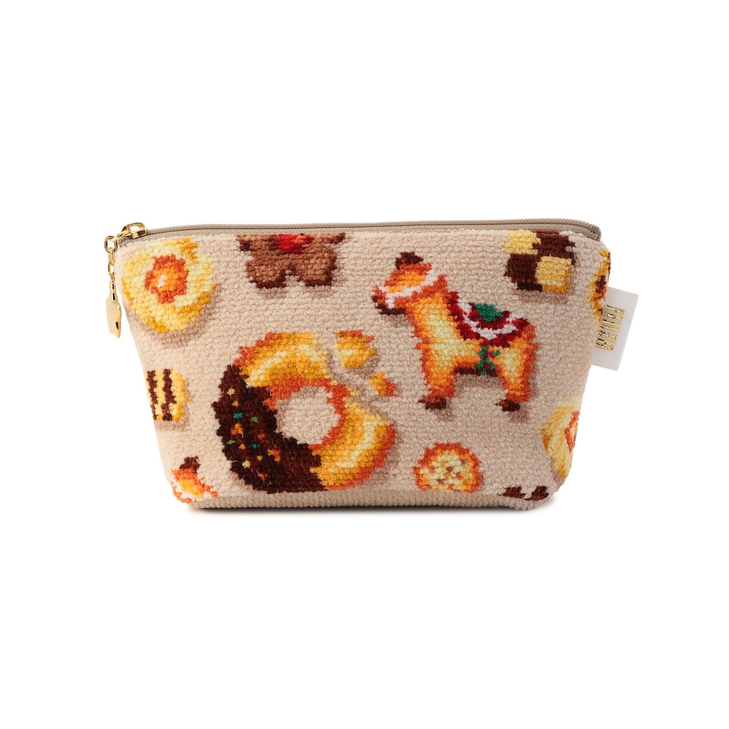 

Pouch Fika Time Beige [Feiler] [1H1424121429410] FKT-241429 Women s бежевий
