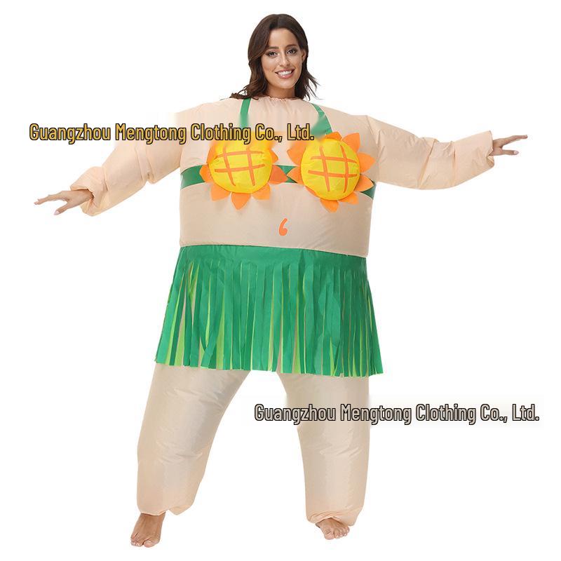 

Надувной костюм Санта-Клауса для Хэллоуина и рождественского косплея One Size