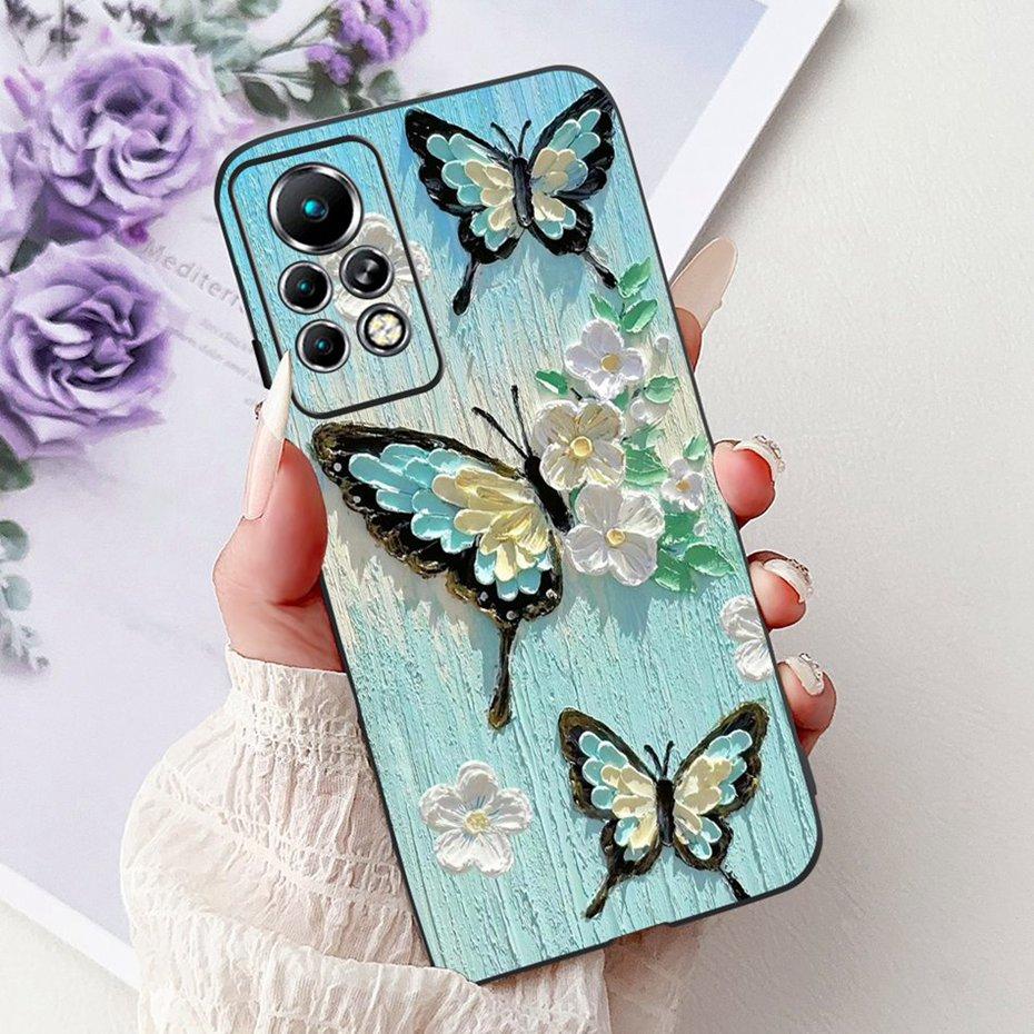 New Design Phone Case For Infinix Note 11 Pro 11S X697 X698 X663 Black Silicone Soft Back Cover For Infinix Note11 11S 11Pro