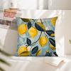 Lemon Pillow Case Square Pillow Cushion Cover Bedroom Sofa Room Decoration Casual Pillow Cover