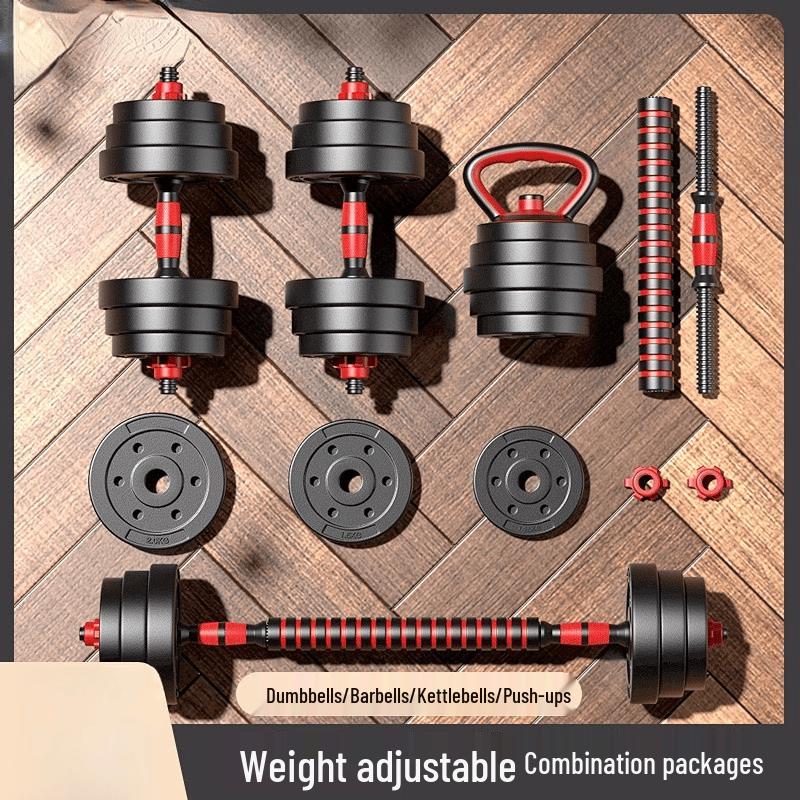 Adjustable Dumbbell & Barbell Combo Set