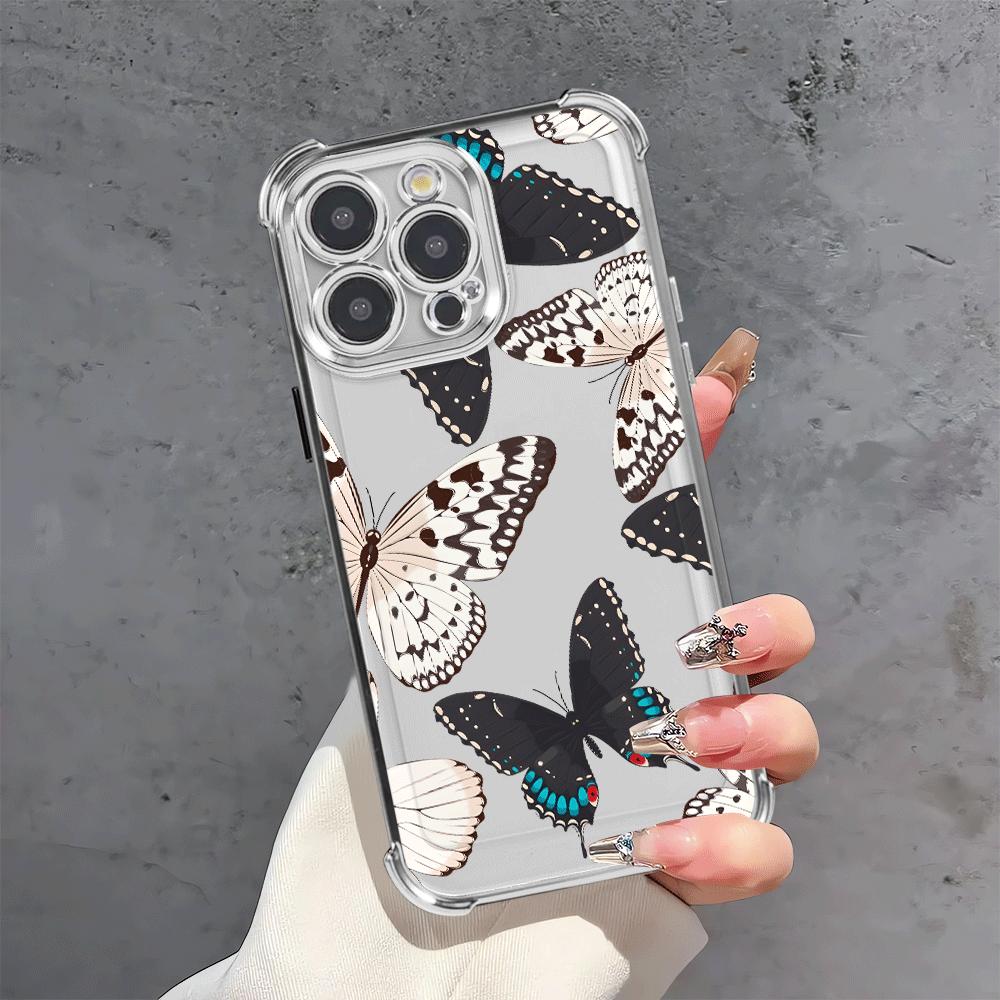 Creative Butterfly Case for Apple iPhone 17 Pro Max Air 15 13 12 Plus 16e 16 Pro 11 14 Phone Cover