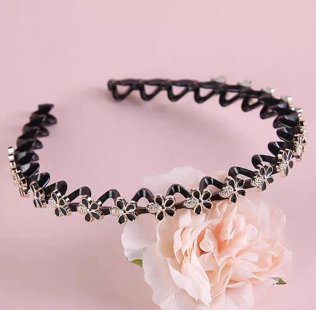 Broken Hair Organizer Lazy Person Hair Clip Broken Bangs Pearl Hairpin Wavy Headband Wash Face Fashion Trends