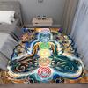 3D Chakra Printed carpet non-slip carpet door mat Yoga mat bedroom decoration area rug bedroom decor birthday gift