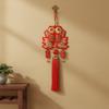 Embroidered Chinese New Year Decoration The God of Fortune Chinese Lucky Ornament  Living Room