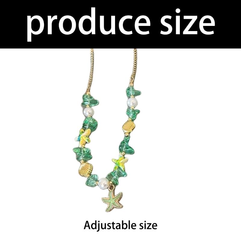 Multifuntional Shell Pendant Necklace Beaded Necklace Fashionable Clavicle Chain Necklace Perfect for Various Occasion