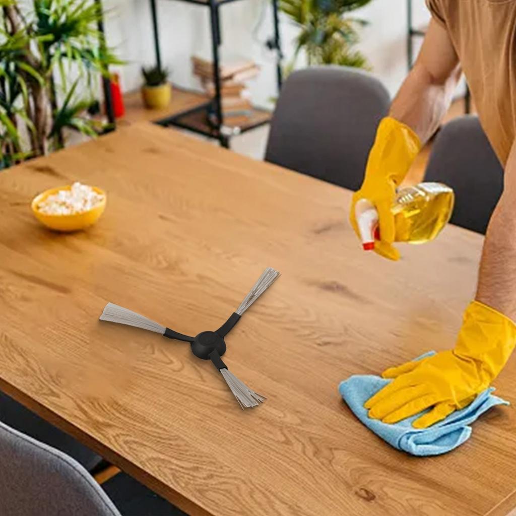 Hard-to-reach Corners Side Brushes Plastic+Nylon Robot Vacuum Cleaner Parts