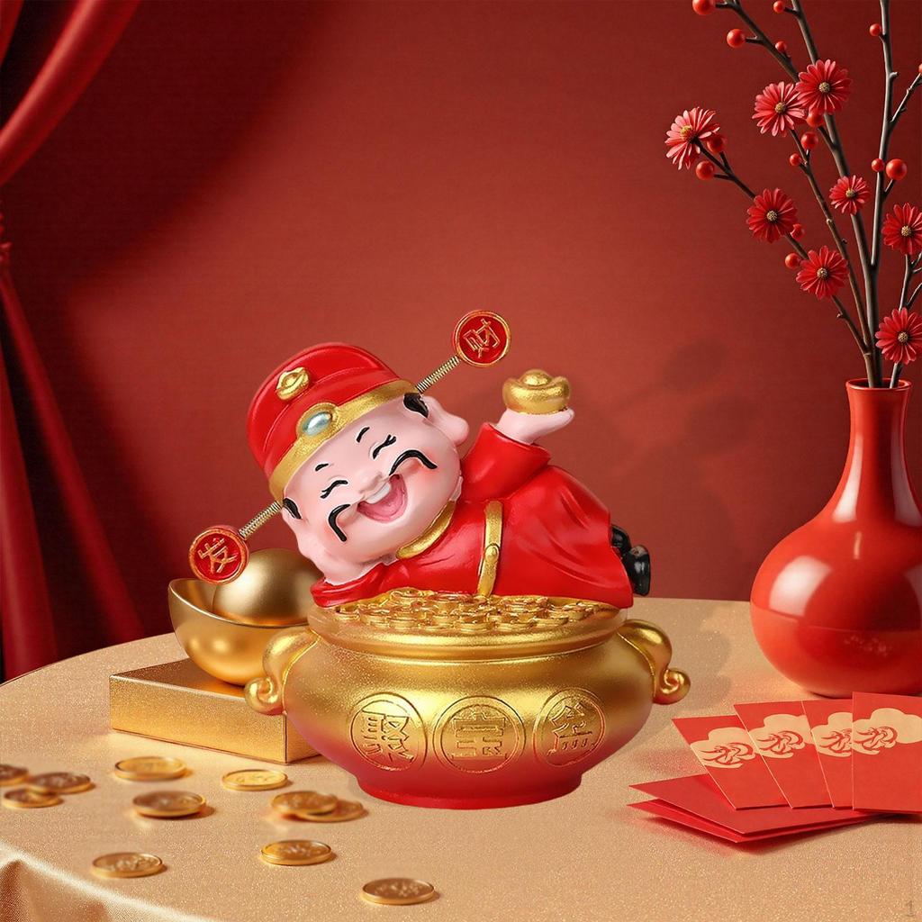 God Statue, , Collector's Item, Ideal Gift, Feng Shui Figurine, Desk Decoration for Parties,