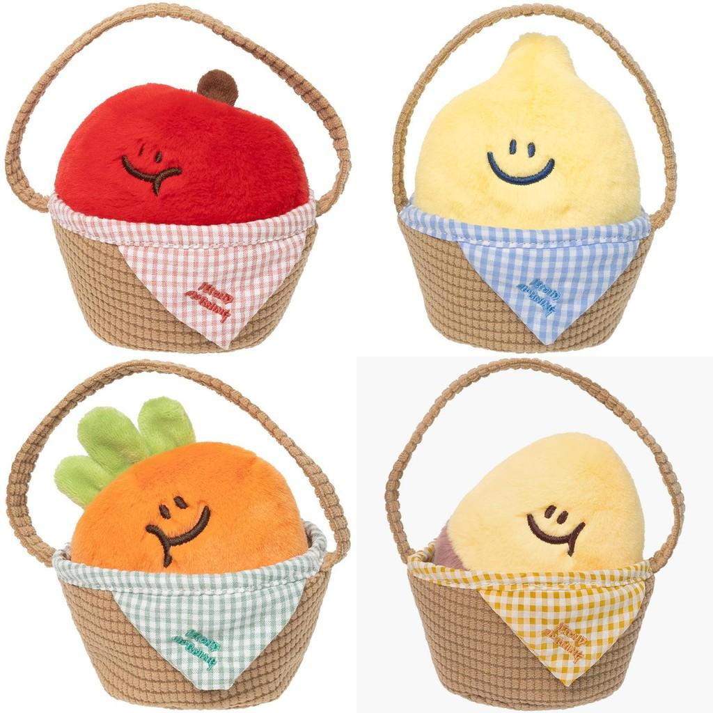 Adorable Second Morning Plush Fruit Basket Doll 5 Inch Soft Apple Lemon Toy Gift