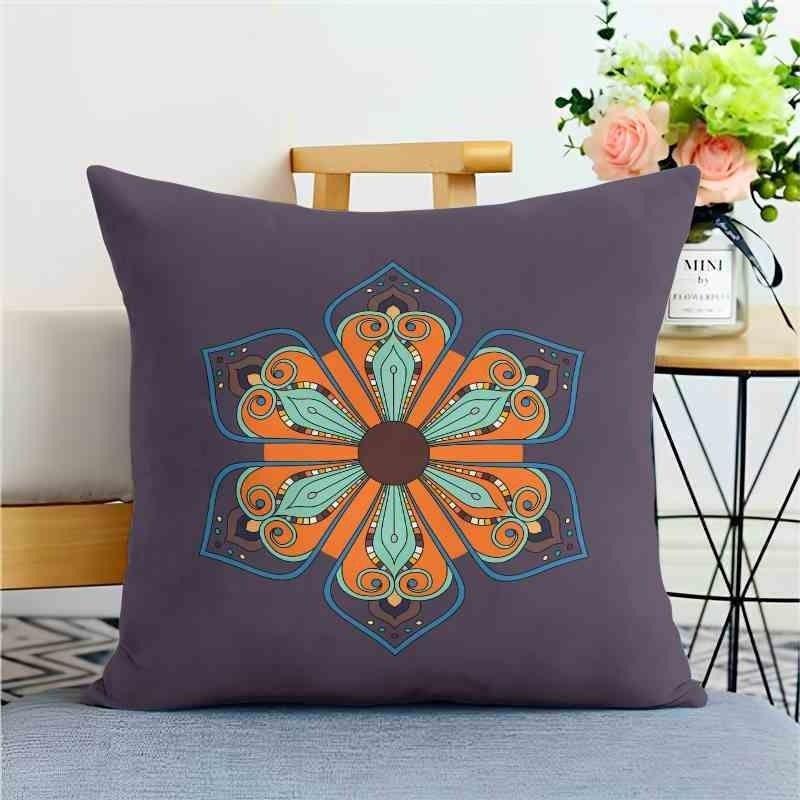 Classical Pattern Pillow Coversofa Living Room Cushion Cover Officewaist Pillow Bedside Square Pillowcase Removable and Washable