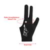 1Pc Billiards Gloves Enhanced Grip Left Right Hand Open Three Finger Professional Billiards Gloves Snooker Table Tennis Gloves