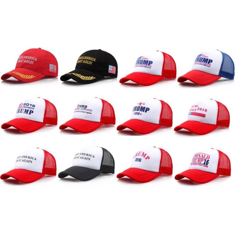 Printing Letter Hat Donald Trump Republican Adjustable Mesh Cap Fashion Gift