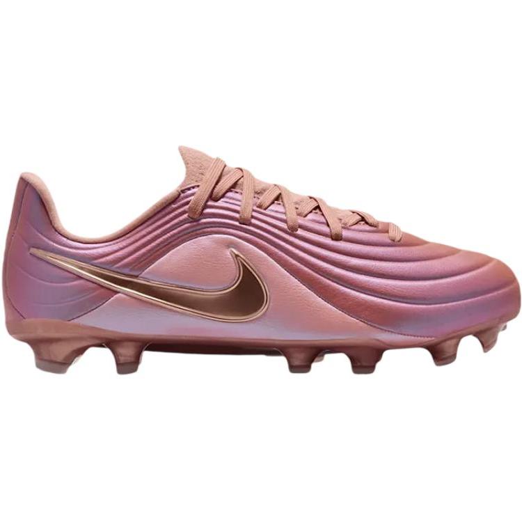 Nike Jr. Tiempo Maestro Academy LE MG Low GS  Metallic Red Bronze Kids Cleats Pink Metallic-Rose-Gold IB5027-960