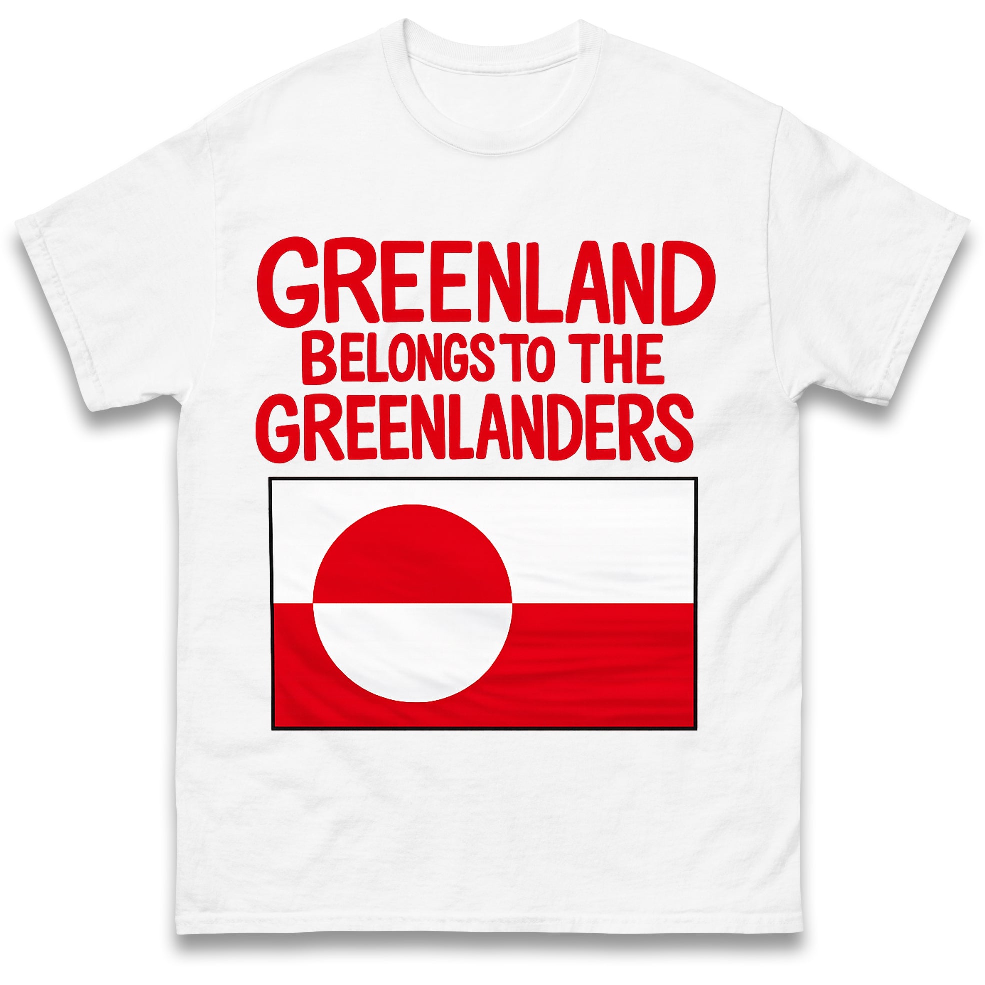 

Greenland Belongs To The Greenlanders T Shirt Tshirt Mens Womens Unisex Tops Tees 3XL