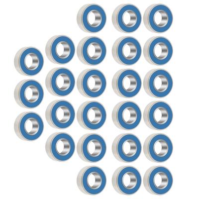 25 PCS MR115 2  Sealed   Bearings Rubber Sealed Bearings Sealed   Bearing 5x11x4mm Blue High Stability  for Machine Tool Electronic Equipment