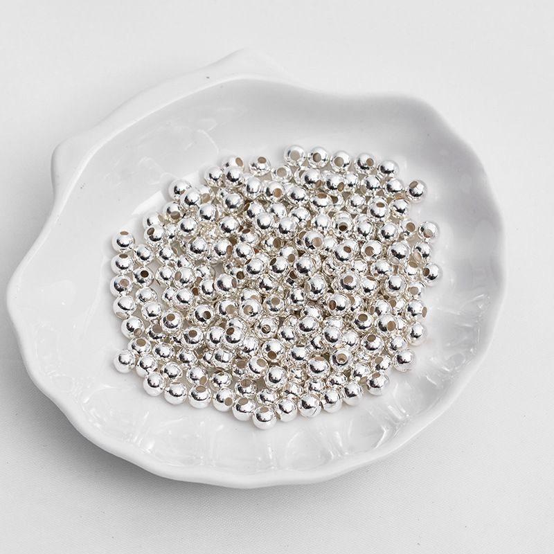 Gold & Silver 2-4mm Color-Retaining Spacer Beads for DIY Bracelets