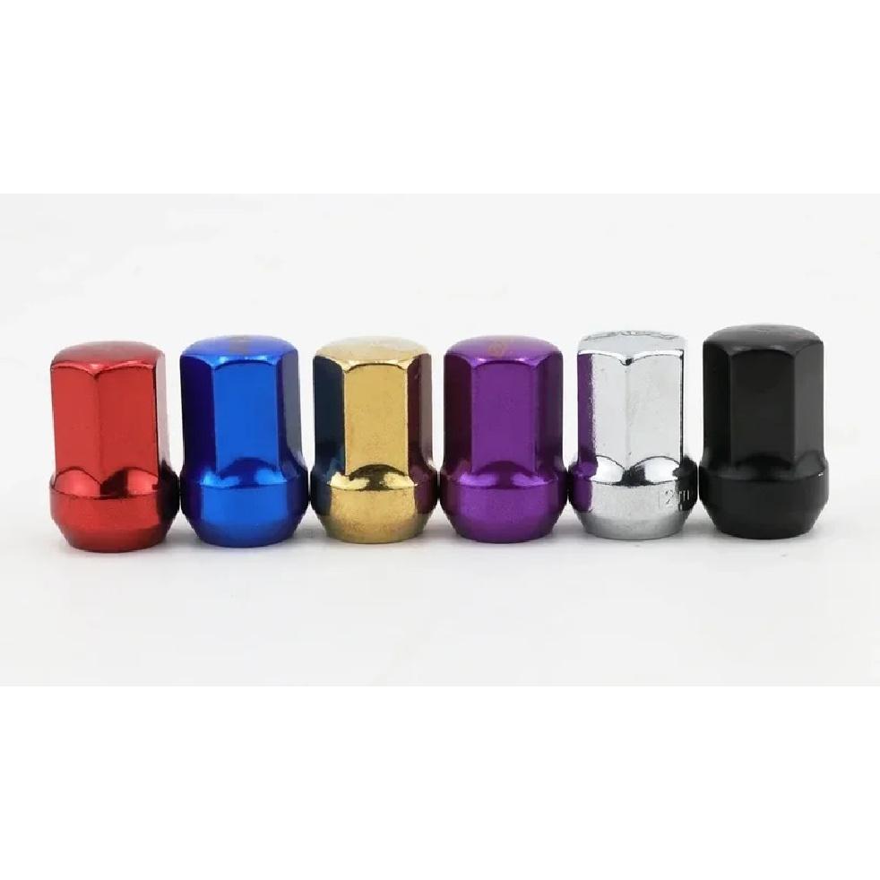 RAYS 17HEX Anti-Theft Security Steel Car Wheel Rims Lock Lug Nuts Closed End Nut 20pcs/set