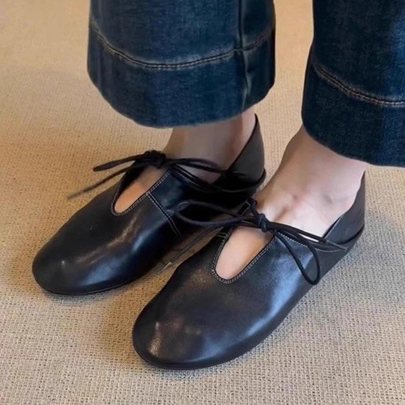 

Fashion Women s flat sandals casual loafers sports shoes women s summer lace-up leather shoes running and walking shoes Zapatilas 35