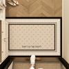 Door Floor Mat American Retro Door Foot Mat, Door Outer Silk Ring Non-Slip Carpet, Scraping Mud And Rubbing Soil Can Be Cut