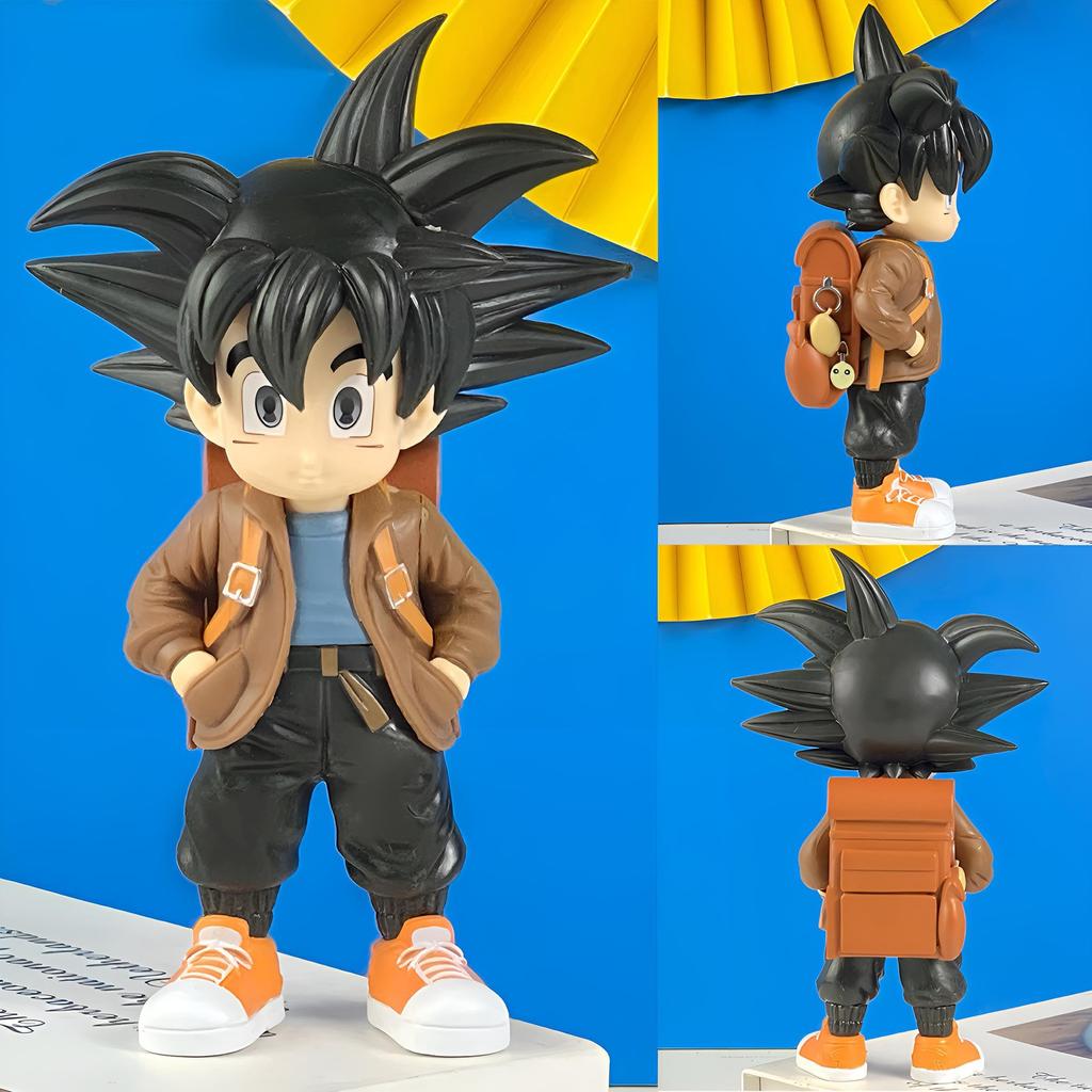 13cm Son Goku Figure Dragon Ball Super Figurine Cute Mode Figure Statue DBZ Model PVC Collectible Toys Ornament Gifts Toys