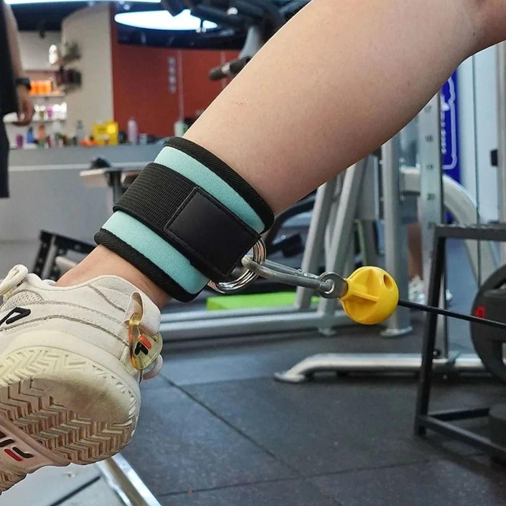 Adjustable Ankle Cuffs Polyester Glute Kickback Straps New Padded Wrist Cuffs  Workout Accessories