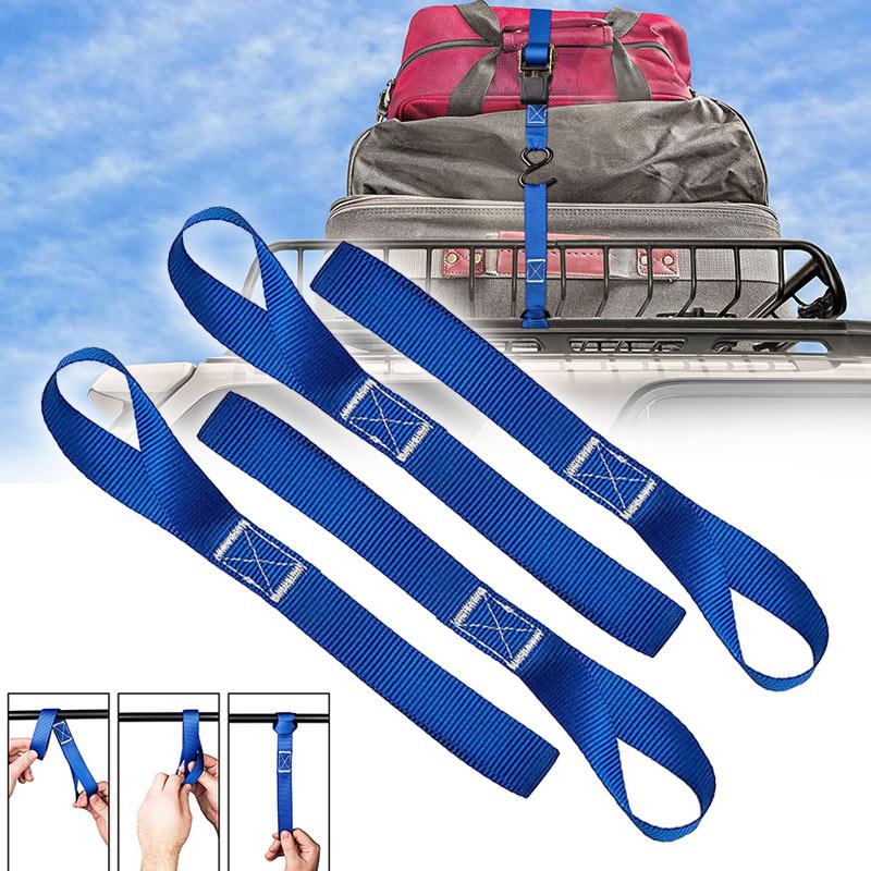 Tie Downs Soft Straps Loops for Motorcycle Better Loading Capacity Sturdy Straps for Handlebar Luggage Bandage