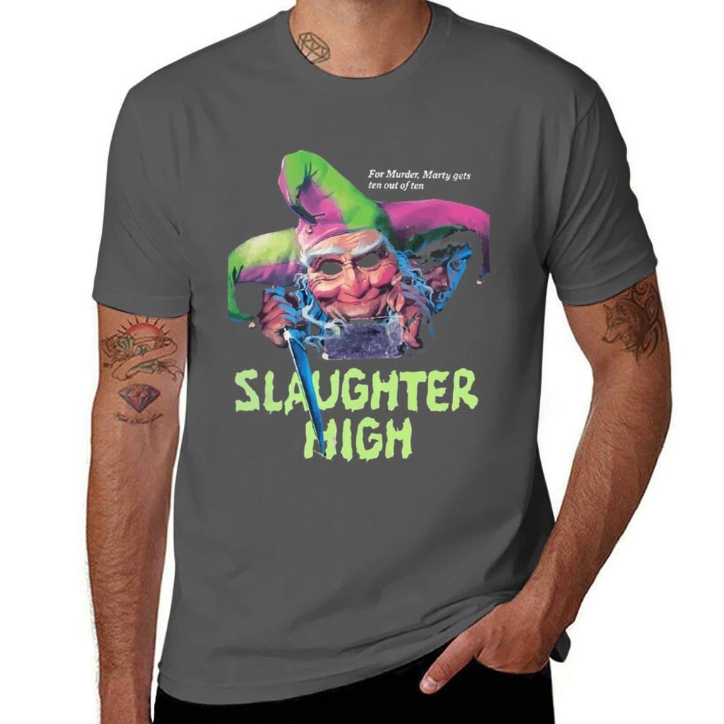 Slaughter High TShirt Fashion Letter Print TShirt