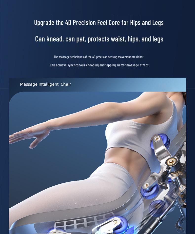 Luxury Dual Core Zero Gravity Massage Chair for Home Use