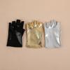 Imitation Leather PU Leather Gloves Punk Style Cosplay Gloves  Hip Hop Performance