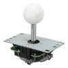 DIY USB Controller Computer Rocker Oval Ball Joysticks with Control Chip for Arcade Game White