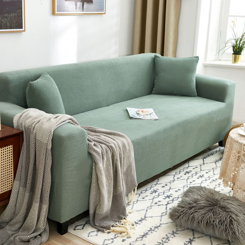 Adjustable Elastic Sofa Cover Armchair Protector Corner L Shape Stretch Slipcovers Couch Cover 1/2/3/4/5 Seater  For Living Room