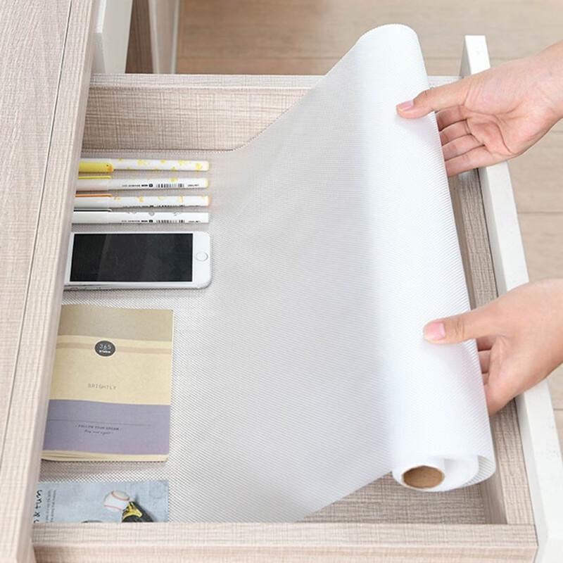 Zhishi Trimmable Transparent Dotted Thin Cabinet Drawer Mat