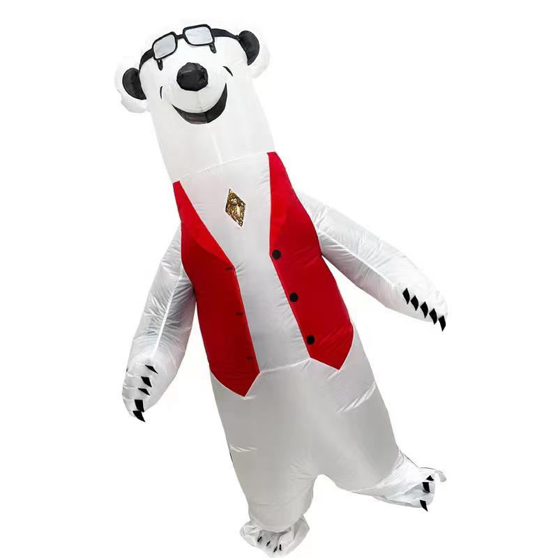 Cross-Border Christmas Inflatable Santa, Tree, and Snowman Costume for Stage Performances