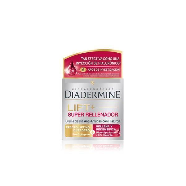 Diadermine LIFT + SUPER FILLER Crème De Jour Anti-Rides Hyaluronique Combine Une Formule Très Efficace Brevetée Active (restructurat
