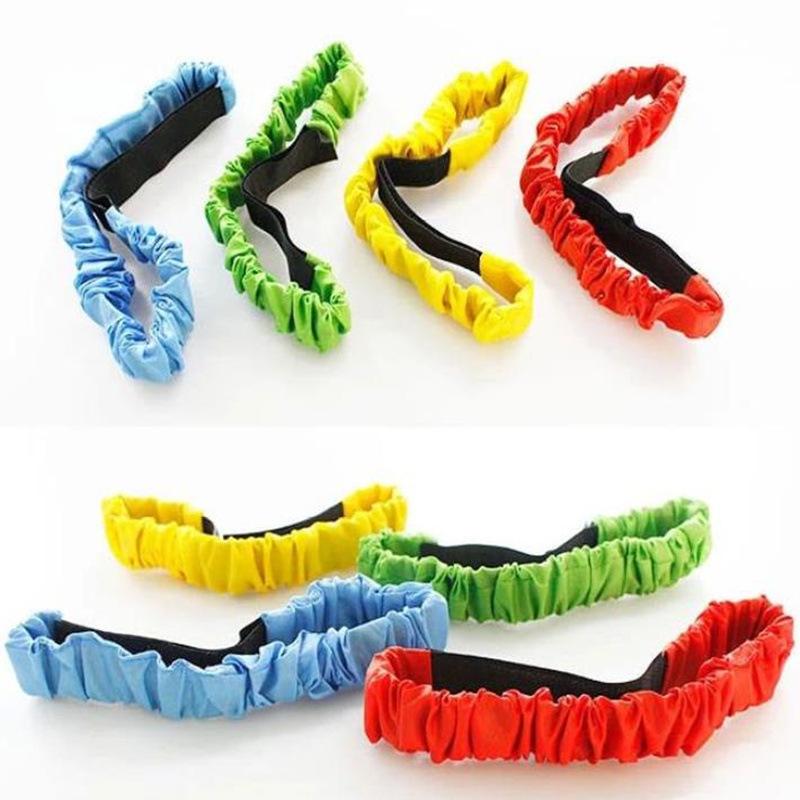 2-Person 3-Foot Group Game Multiplayer Outdoor Gathering Game Sports Foot Binding Rope Parent-Child Game Elastic Bandage