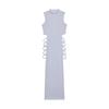 European & American 2023 Summer Strappy Tank Top Dress - Sexy High Slit Design