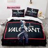 Комплект постільної білизни Gaming Valorant Single Twin Full Queen King Size Bed Set Adult Kid Bedroom Duvetcover Sets 3D Print Anime 035