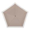 Lightweight Mini Umbrella with 50cm x Mocha Umbe+ Light-Blocking Patchwork, 5R, 503A-50M