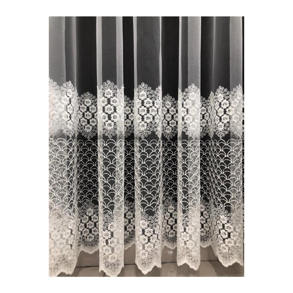 Plain Tulle Curtain 1/3 Frequent Battery