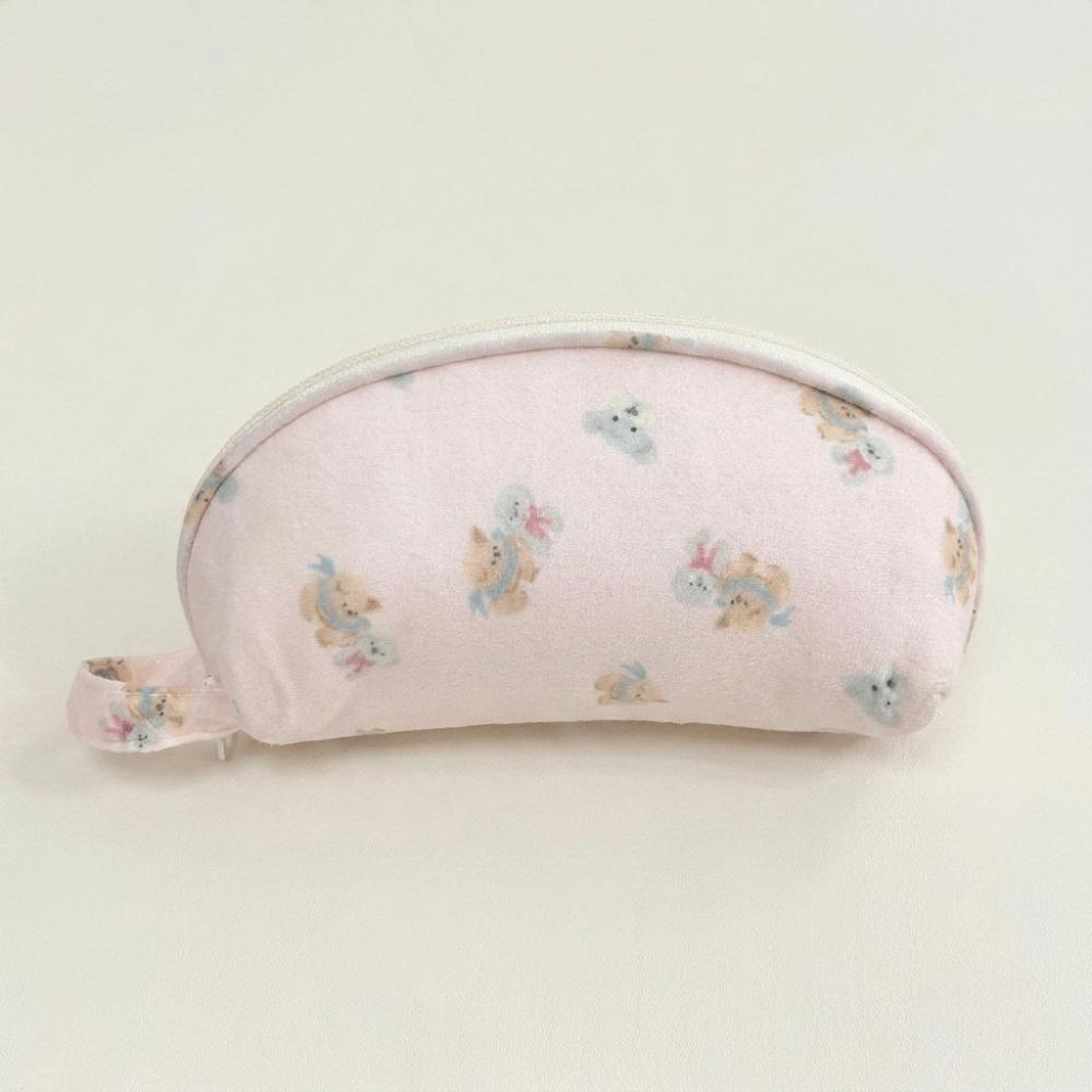 Large Capacity Polka Dot Pencil Case Polka Dot Print Cosmetic Pouch Stationery Organizer Students