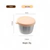 Reusable Sauce Cup with Macaron Lid - 304 Stainless Steel, 40/50/70ML, Portable Dipping or Seasoning Dish.