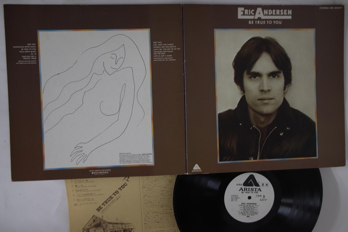

LP Record ERIC ANDERSEN - Be True To You IES80607PROMO ARISTA 1976 Japan Rock Used