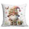 New Watercolor Spring Garden Elf Pillowcase Home Sofa Cushion Pillowcase
