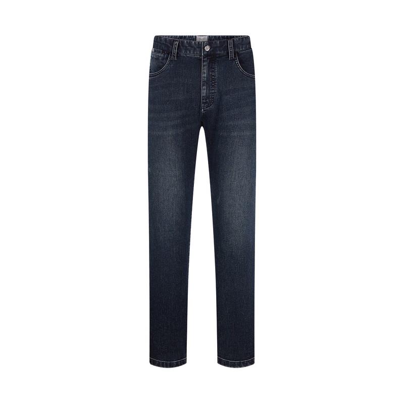 Septwolves Men's Wool-Blend Straight-Leg Stretch Jeans
