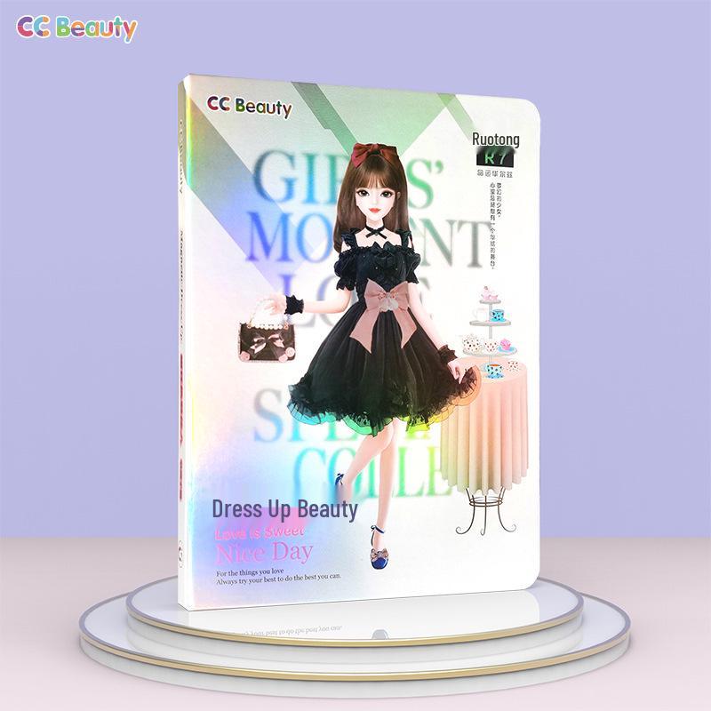 Magnetic Dress-Up Puzzle Book for Girls: Sticker Toy and Fashion Doll for Ages 4-6