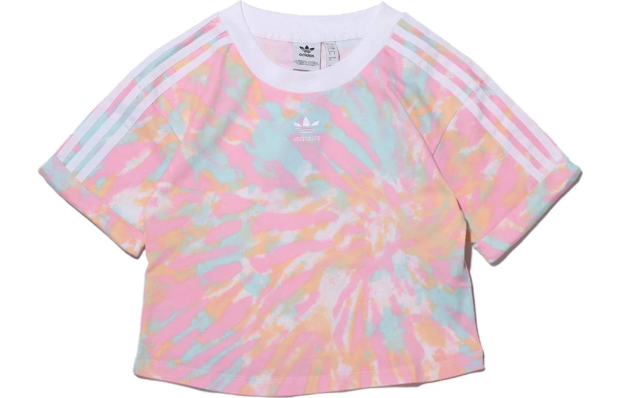 Adidas Originals T Shirt Women s Pink Orange GL6363 30