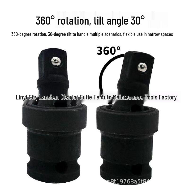360° Swivel Universal Joint Socket Head Adapter for Electric & Pneumatic Wrenches