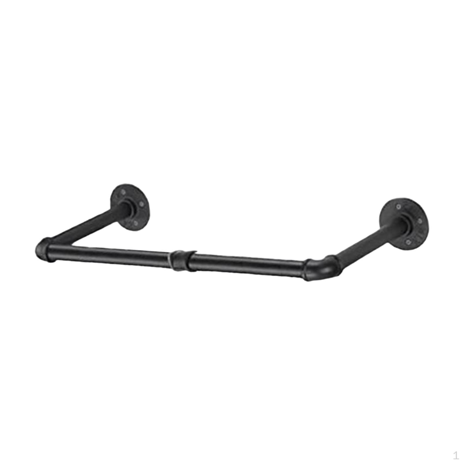 

Промышленная труба вешалка для одежды практичная прочная настенная потолочная для пальто 51cmx27cmx8.5cm